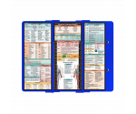 WhiteCoat Clipboard® Trifold - Blue Physical Therapy Edition